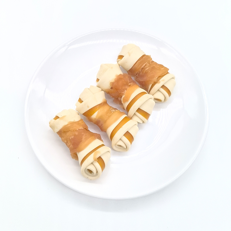 Hundesnacks für Fellpflege, Ernährung und Zahnreinigung, Knotenbein 2,5–3'