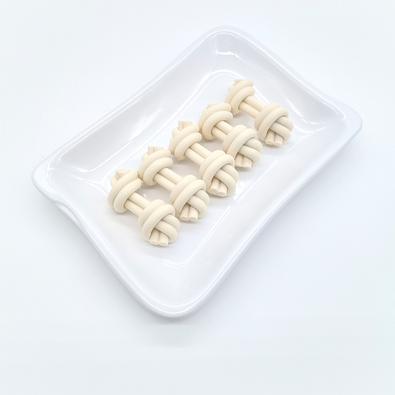 Kau-Snacks mit Doppelgelenkknochen für Haustiere, Nahrungsergänzungsmittel zur Stresslinderung, 2,5–3”