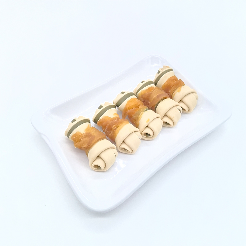 Hundesnacks für Fellpflege, Ernährung und Zahnreinigung, Knotenbein 2,5–3'