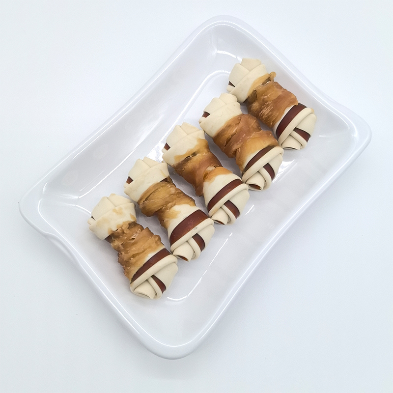 Hundesnacks für Fellpflege, Ernährung und Zahnreinigung, Knotenbein 2,5–3'