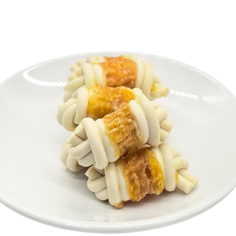 Zahnsnacks für Hunde, Leckerli-Sticks mit Hühnergeschmack, natürliche und biologische, gesunde Snacks für Haustiere.