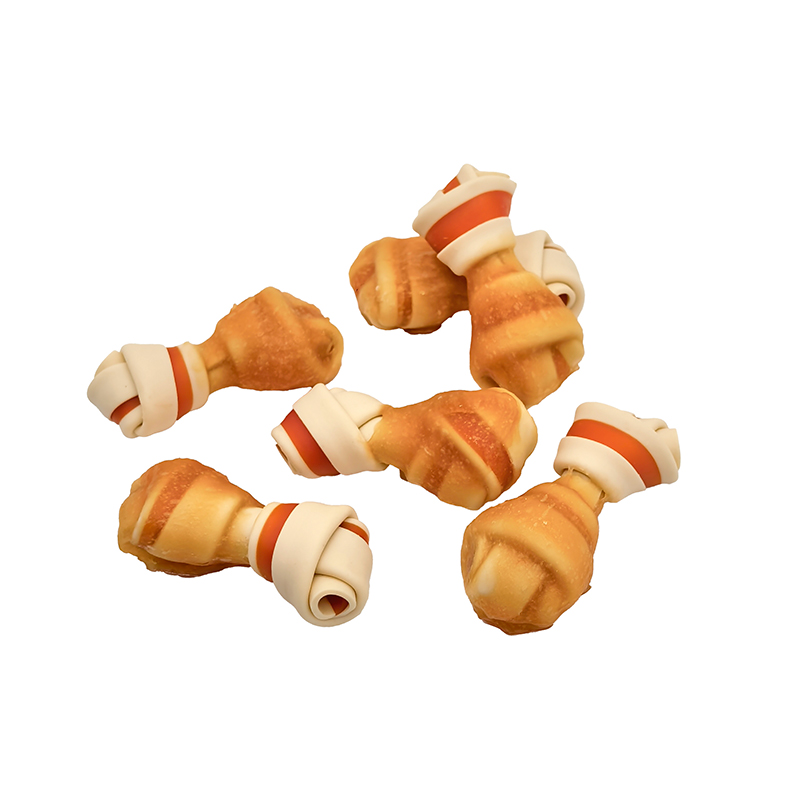 Dual-Color Knotted Bone with Chicken Paste